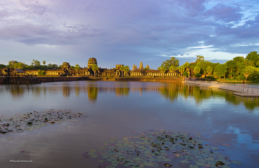 Sunset at Angkor wat