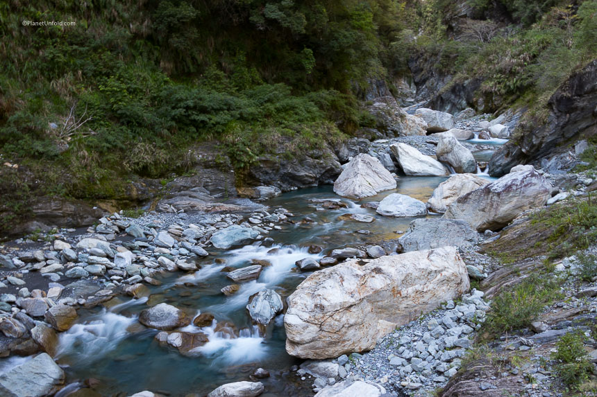 Taroko stream at Baiyang
