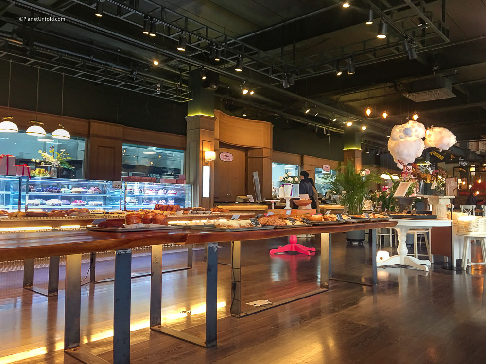 French Bakery across Black Pork Street Jeju