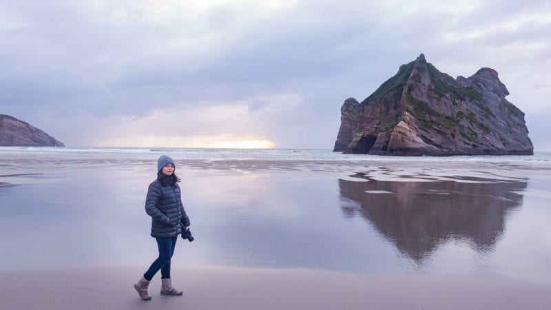 Wharariki Beach